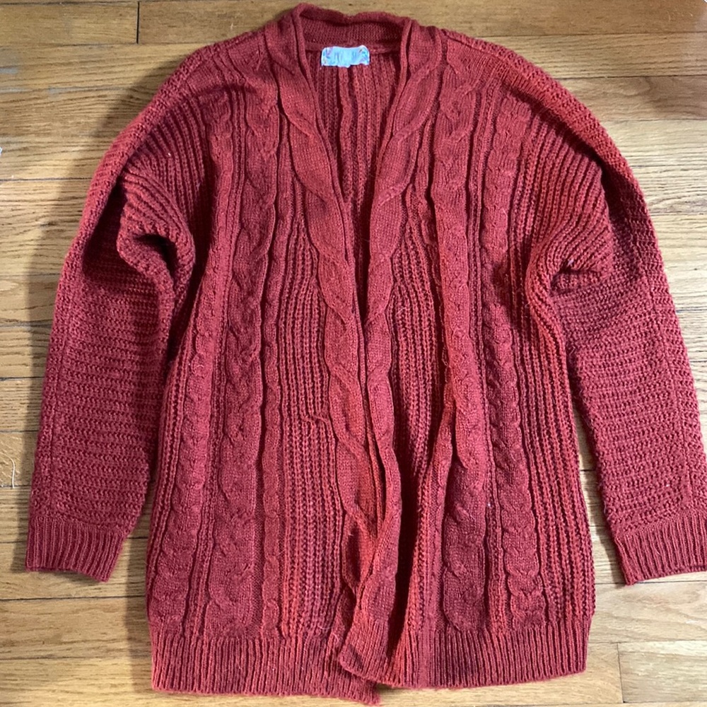 Pink Rose Long Sweater